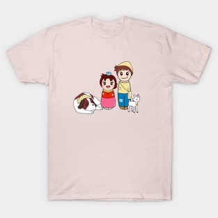 Kokeshis Heidi and Peter T-Shirt